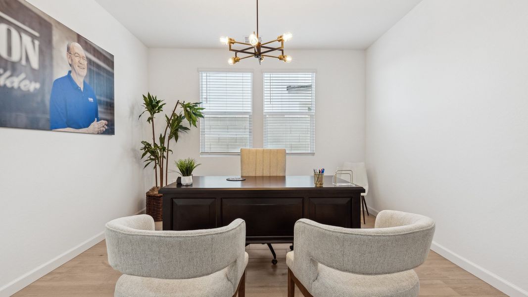 Representative furnished interior of a home built from the Miraval by D.R. Horton in The Ridge at Stone Butte, Phoenix (Image 11).