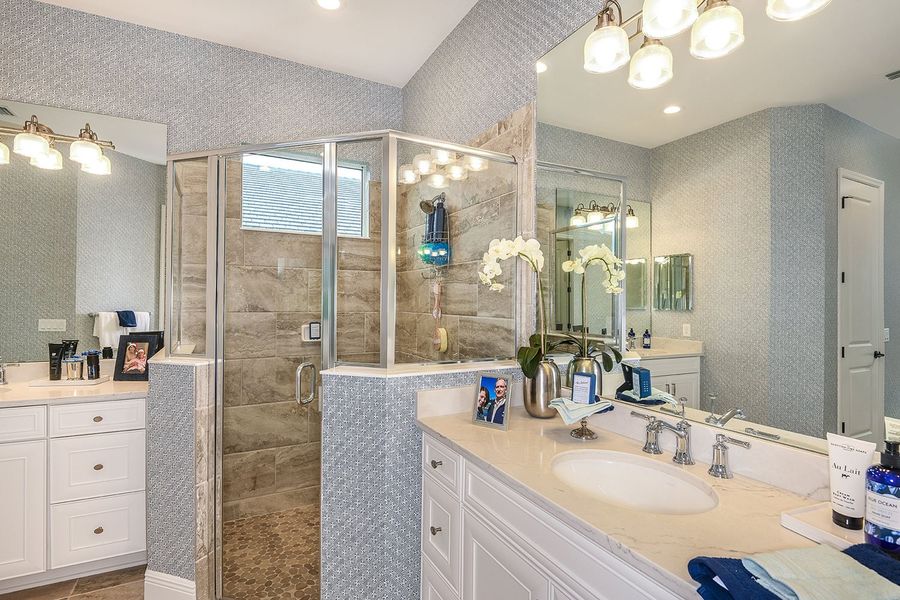 Representative furnished interior of a home built from the Bright Meadow 2 by Neal Communities in Verandah, Fort Myers (Image 9).