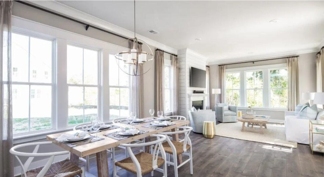 Furnished interior view inside a new home in , Summerville (Image 5). Furnished interior view inside a new home in , Summerville (Image 5).