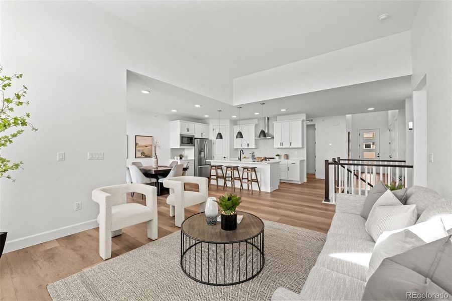 Furnished interior view inside a new home in Deer Creek, Littleton (Image 12).
