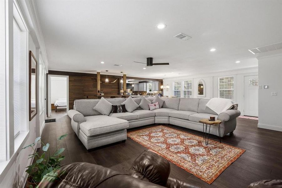 Furnished interior view inside a new home in , Savoy (Image 16). Furnished interior view inside a new home in , Savoy (Image 16).