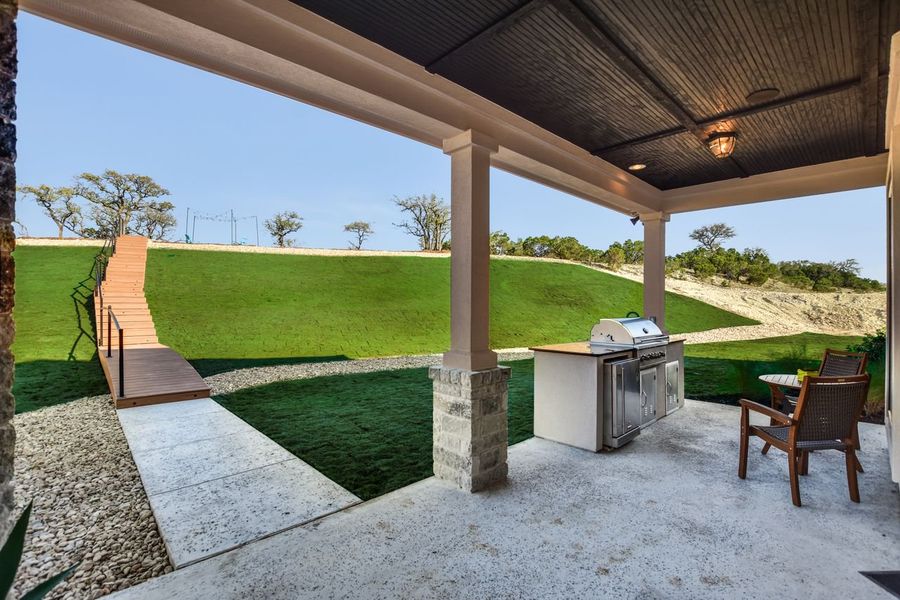 Representative exterior details of a home built from the Siena II by Giddens Homes in Clearwater Ranch, Liberty Hill (Image 55).