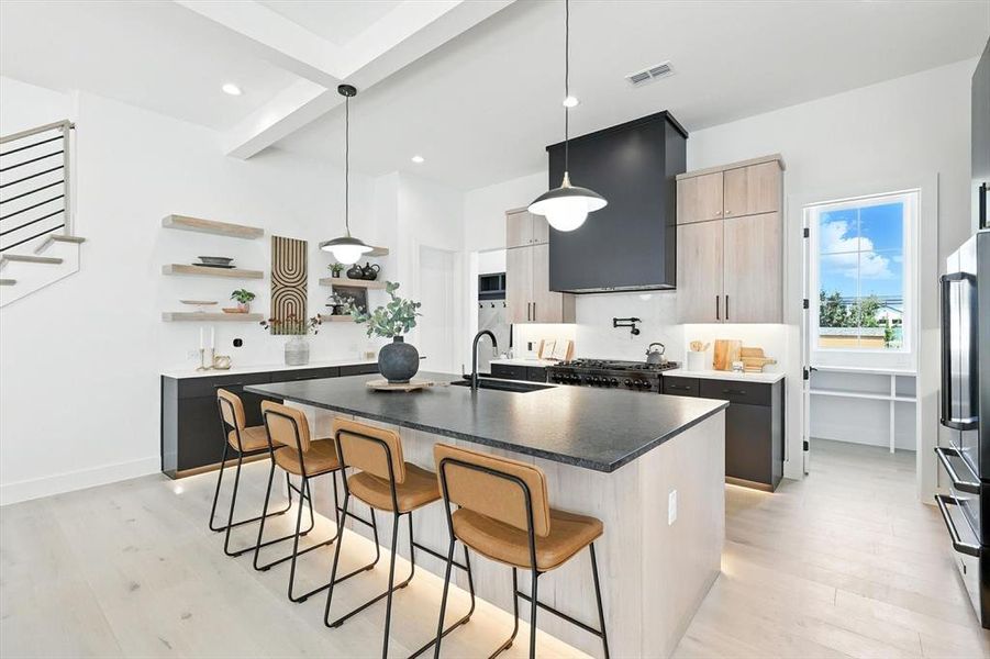 Furnished interior view inside a new home in , Roanoke (Image 14).