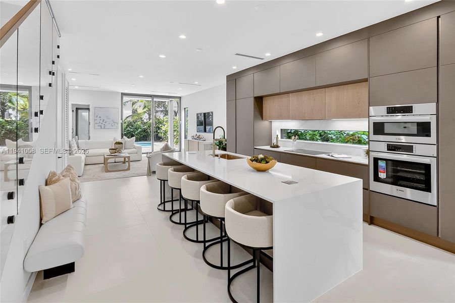 Furnished interior view inside a new home in , Miami (Image 4).