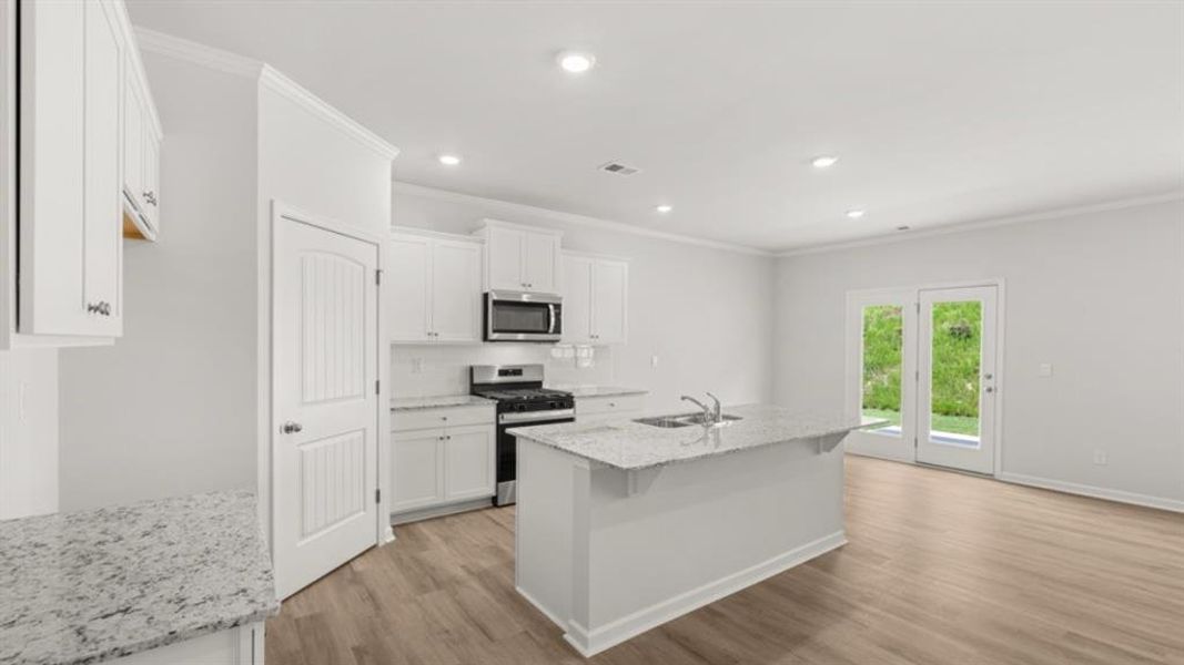 Furnished interior view inside a new home in Oconee Overlook, Gainesville (Image 3).
