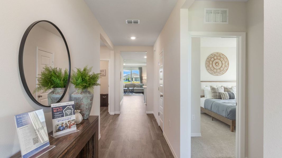 Representative furnished interior of a home built from the CALI by D.R. Horton in Fox Branch, Lakeland (Image 6).