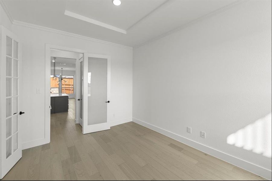 Spacious, unfurnished interior of a new home in Wellspring Estates, McKinney (Image 26). Spacious, unfurnished interior of a new home in Wellspring Estates, McKinney (Image 26).