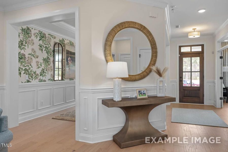 Furnished interior view inside a new home in Tobacco Road, Angier (Image 12).