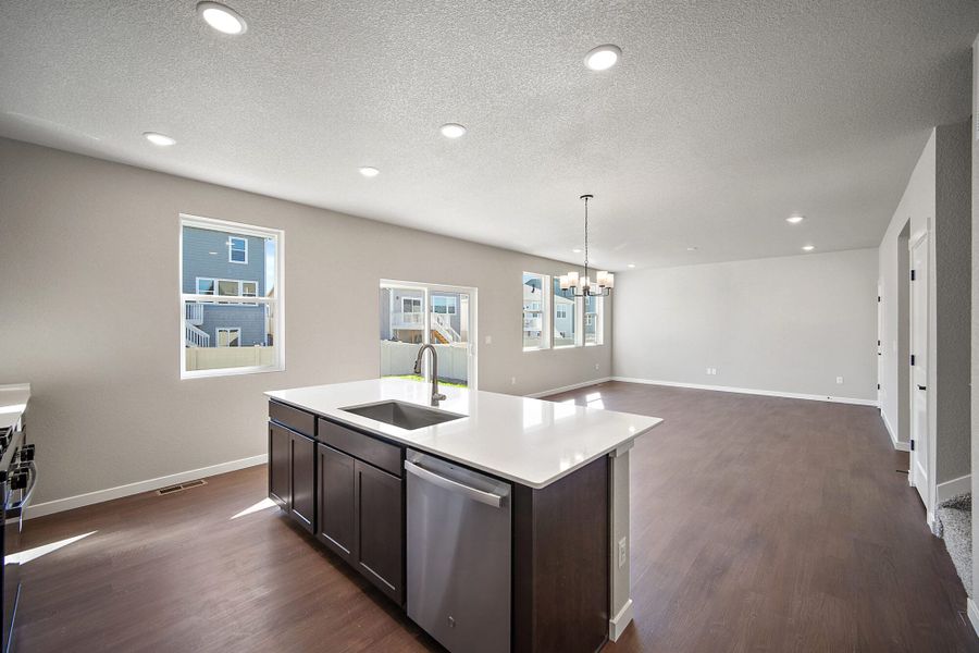 Furnished interior view inside a new home in Aspen Ranch, Fountain (Image 12).