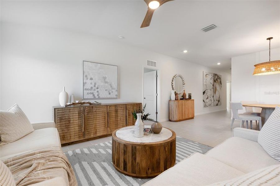 Furnished interior view inside a new home in , North Port (Image 9).