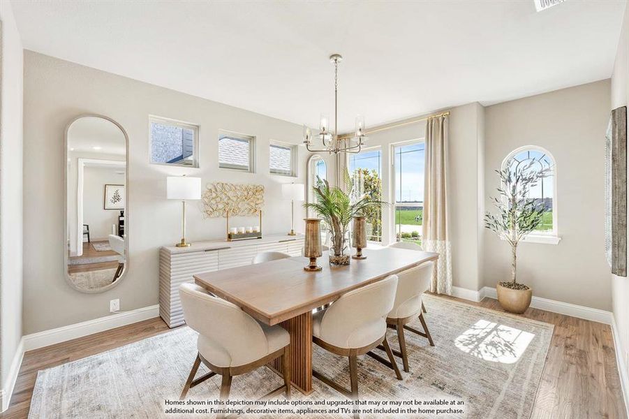 Furnished interior view inside a new home in Mockingbird Heights, Midlothian (Image 5).