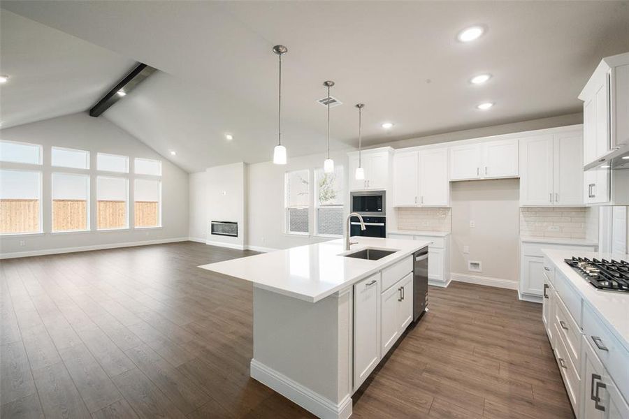 Furnished interior view inside a new home in Wildflower Ranch, Justin (Image 11). Furnished interior view inside a new home in Wildflower Ranch, Justin (Image 11).