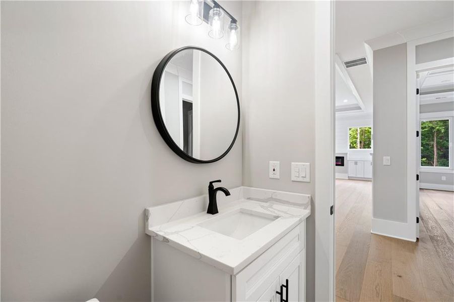 Furnished interior view inside a new home in , Buford (Image 29).