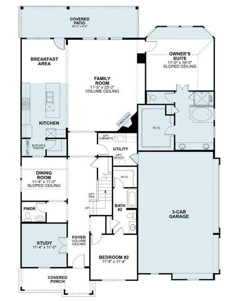 2D floor plan layout of this home in Sorella, Tomball, TX (Image 4). 2D floor plan layout of this home in Sorella, Tomball, TX (Image 4).