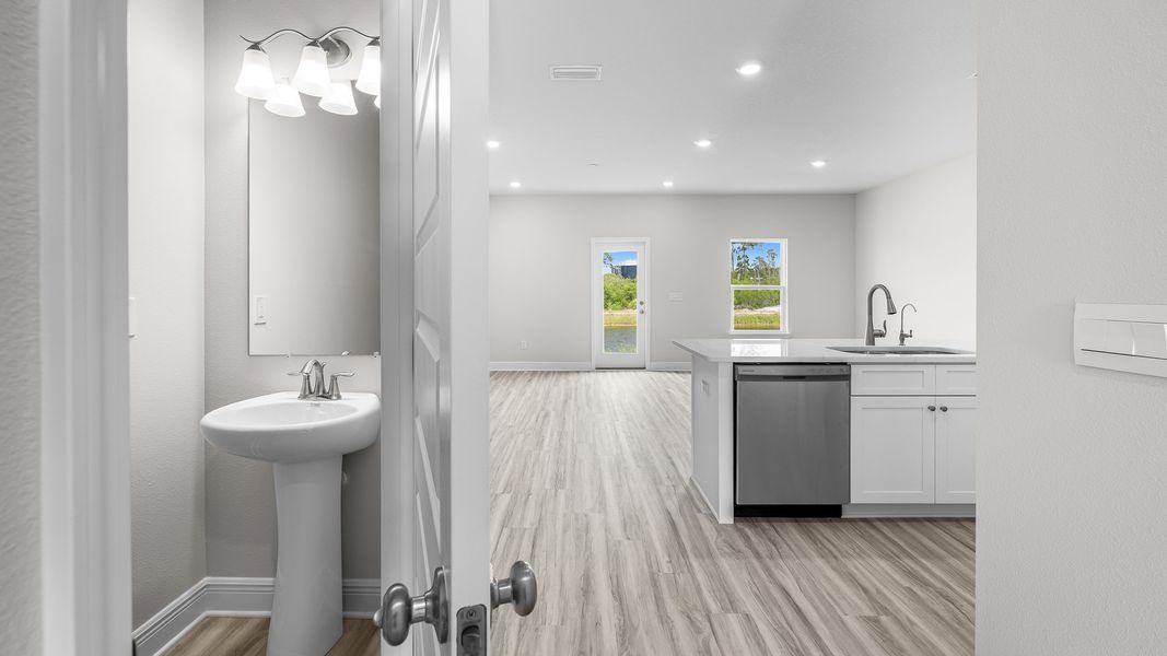 Furnished interior view inside a new home in Windmark Beach, Port Saint Joe (Image 8).