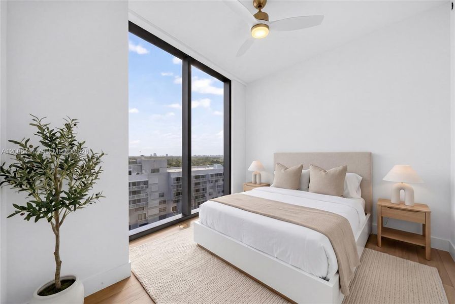 Furnished interior view inside a new home in , Miami (Image 18).