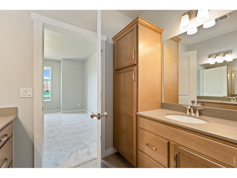 Furnished interior view inside a new home in The Lakes at Centerra, Loveland (Image 11).