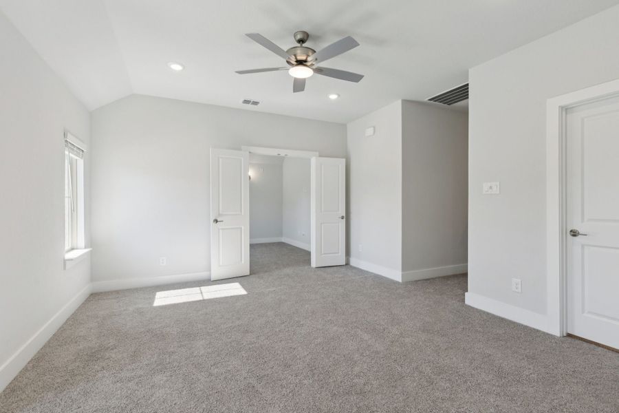 Representative unfurnished interior of a home built from the Statler by Centre Living Homes in Painted Tree Woodland West, McKinney (Image 26). Representative unfurnished interior of a home built from the Statler by Centre Living Homes in Painted Tree Woodland West, McKinney (Image 26).