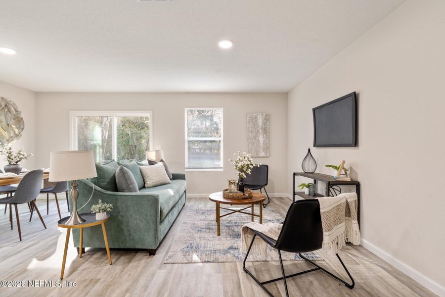 Furnished interior view inside a new home in , Jacksonville (Image 9).