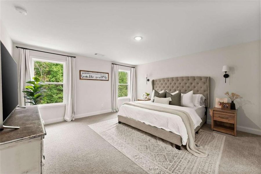 Furnished interior view inside a new home in , Dawsonville (Image 27).