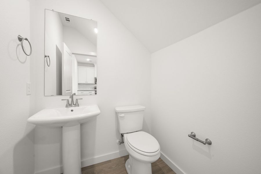 Furnished interior view inside a new home in Wildridge, Oak Point (Image 9).