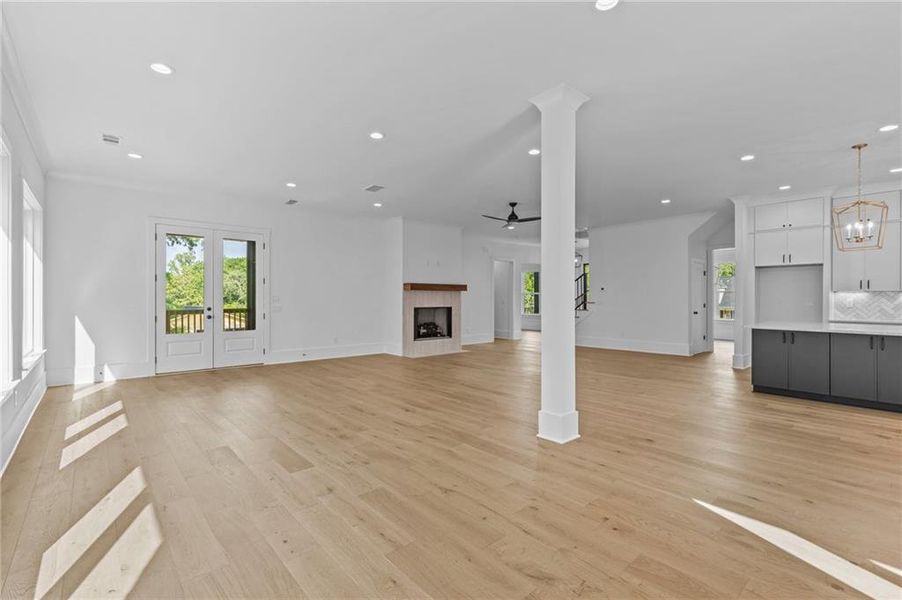 Spacious, unfurnished interior of a new home in , Buford (Image 44).