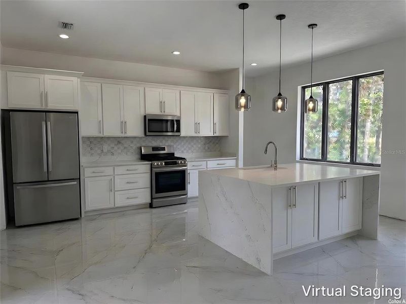Furnished interior view inside a new home in , Orange City (Image 3).