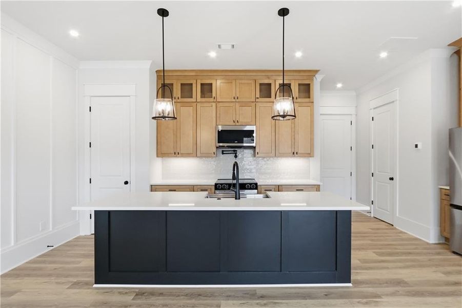 Furnished interior view inside a new home in , Braselton (Image 9).