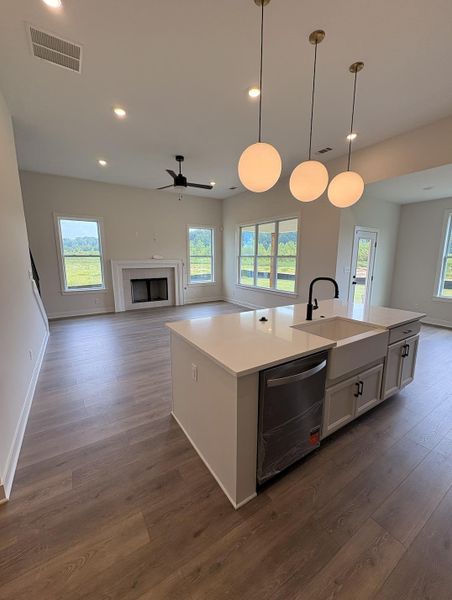 Furnished interior view inside a new home in Villages of Green Meadows, Munford (Image 6).