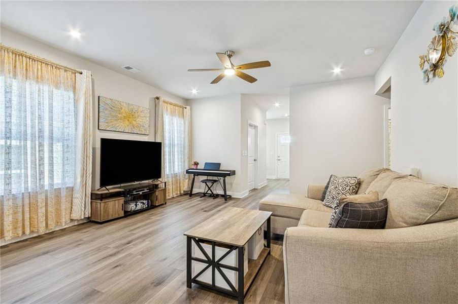 Furnished interior view inside a new home in , Hoschton (Image 11).