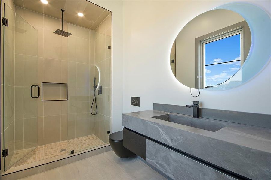 Furnished interior view inside a new home in , Heath (Image 8).