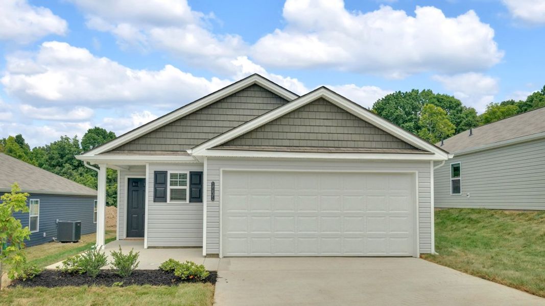 Representative exterior photo of a completed home built from the Allex by D.R. Horton in Clearwater Springs, Johnson City, TN (Image 1). Representative exterior photo of a completed home built from the Allex by D.R. Horton in Clearwater Springs, Johnson City, TN (Image 1).