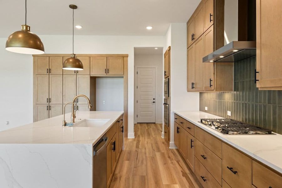 Furnished interior view inside a new home in Lariat, Liberty Hill (Image 14).