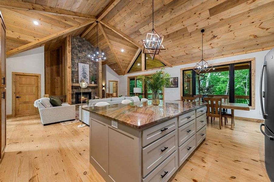 Furnished interior view inside a new home in , McCaysville (Image 11).