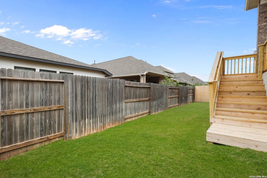 Exterior details and patio area of a home in Veramendi, New Braunfels (Image 4).