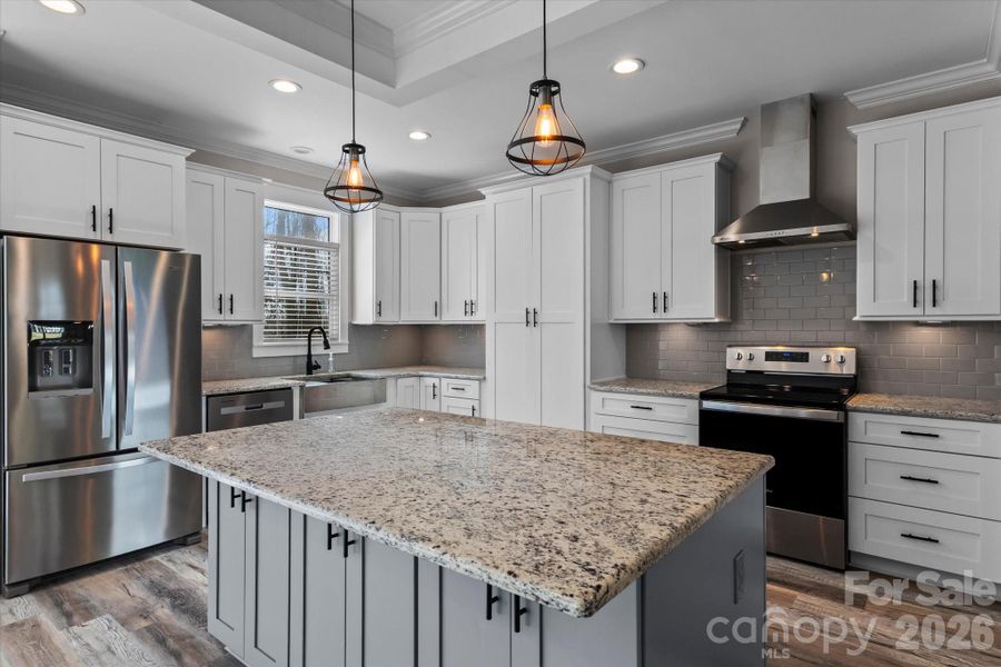 Furnished interior view inside a new home in , Statesville (Image 6).