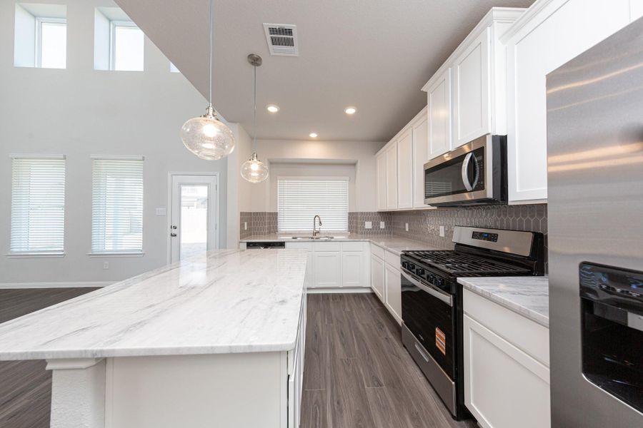 Furnished interior view inside a new home in Bluestem, Brookshire (Image 5).