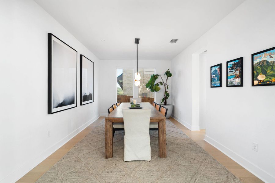 Furnished interior view inside a new home in Sweetwater - 60', Austin (Image 11).