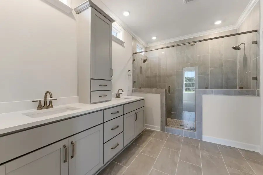 Furnished interior view inside a new home in Ridgecrest at Midway, Anderson (Image 12).