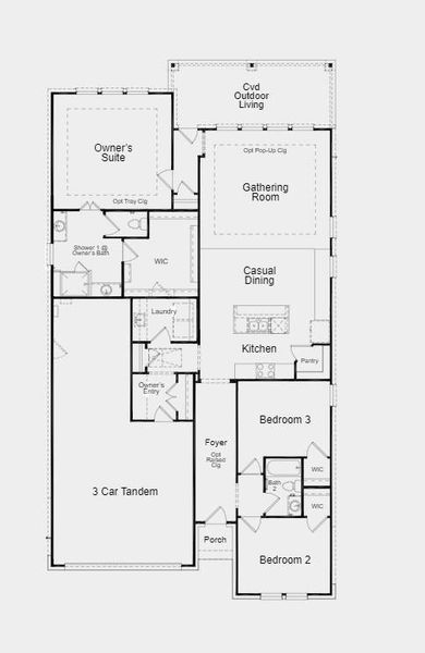 Structutal options include: 8' interior doors.