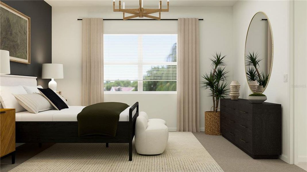 Furnished interior view inside a new home in Calusa Country Club, Lakewood Ranch (Image 10). Furnished interior view inside a new home in Calusa Country Club, Lakewood Ranch (Image 10).