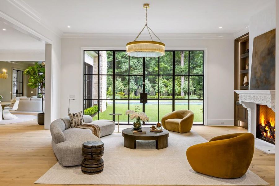 Furnished interior view inside a new home in , Atlanta (Image 15). Furnished interior view inside a new home in , Atlanta (Image 15).