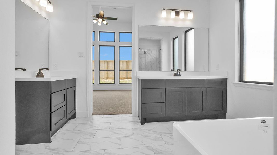 Furnished interior view inside a new home in Escondido 80', Magnolia (Image 6). Furnished interior view inside a new home in Escondido 80', Magnolia (Image 6).