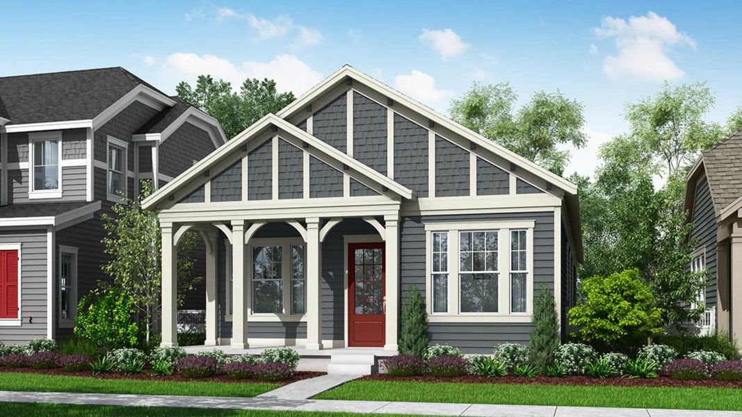 Representative exterior photo of a completed home built from the Carbondale by Brightland Homes in Westerly, Erie, CO (Image 2).