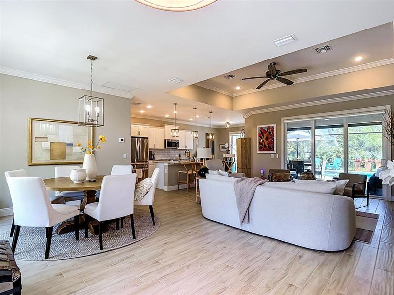 Furnished interior view inside a new home in , Punta Gorda (Image 30).