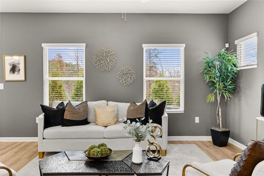 Furnished interior view inside a new home in Reeves Park, Stockbridge (Image 12).