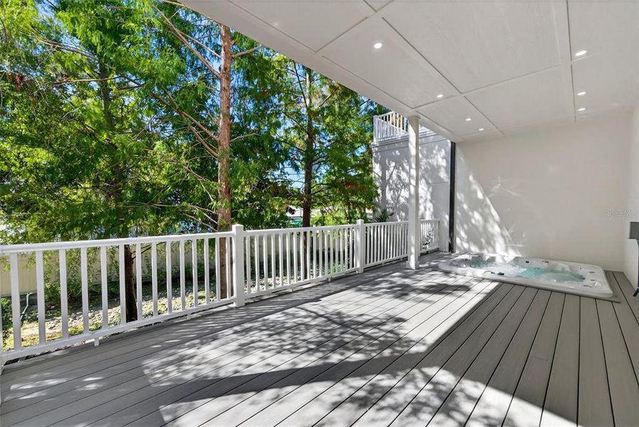 Exterior details and patio area of a home in , Sarasota (Image 43).