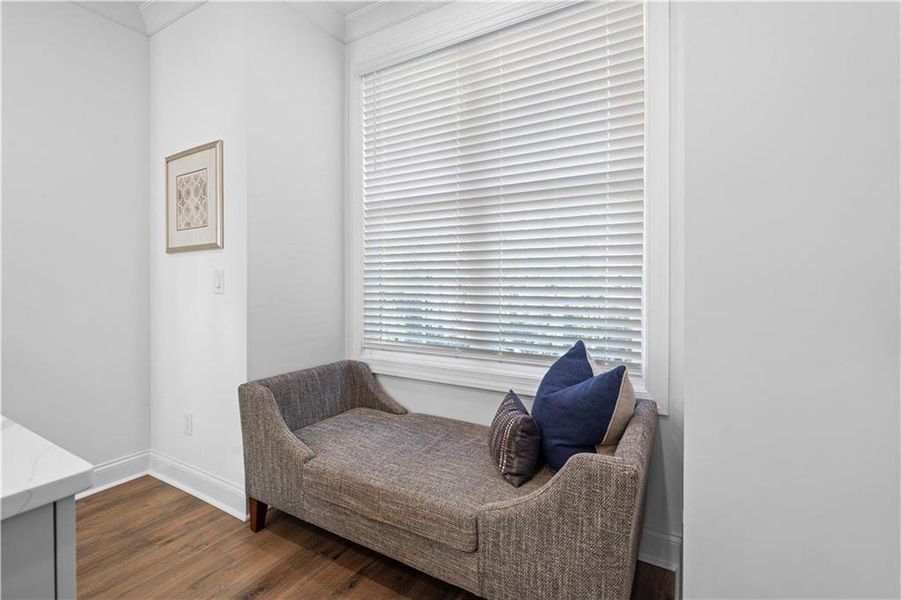 Furnished interior view inside a new home in Brackley Townhomes, Cumming (Image 59). Furnished interior view inside a new home in Brackley Townhomes, Cumming (Image 59).