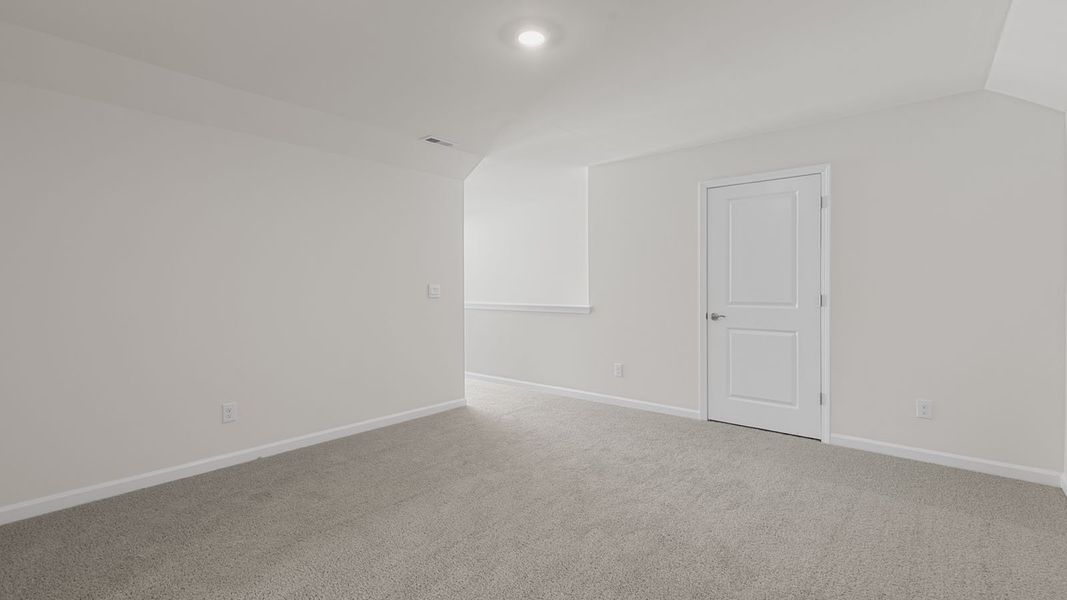 Spacious, unfurnished interior of a new home in The Villas at Kinsley, Jamestown (Image 20).