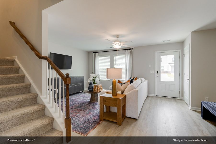 Furnished interior view inside a new home in Edwards Station, Taylors (Image 6).